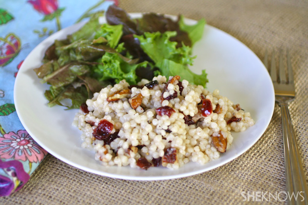 Couscous with dried fruit and nuts