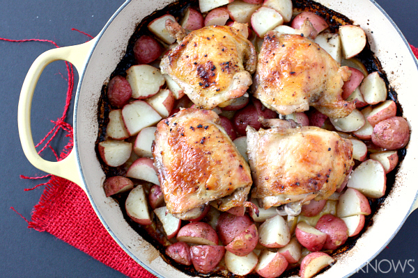 garlic lemon chicken bake