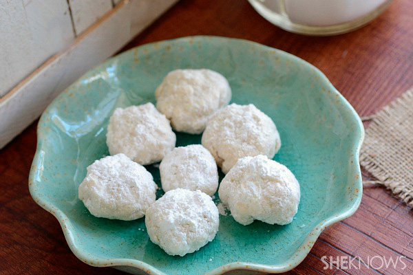 Lower fat Mexican wedding cookies