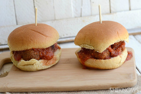 Turkey meatball sliders