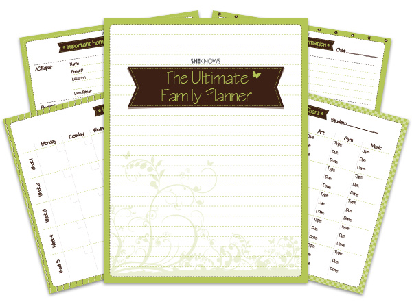 The ultimate family planner binder