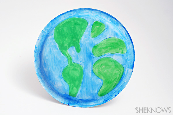 Placa Terra - Dia da Terra artesanato