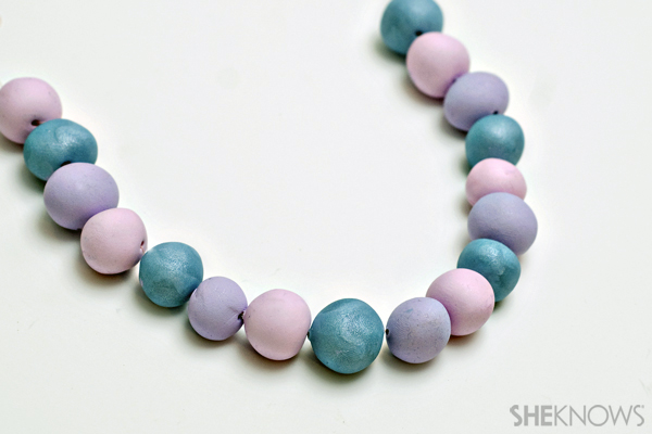 Mother's Day gift - Clay bead necklace