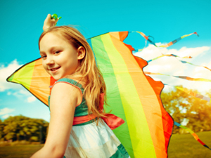Fly a kite on Earth Day