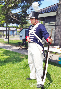 Homeschool vacation - Colonial soldier