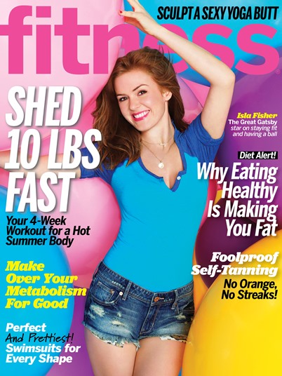 Isla Fisher on Fitness magazine
