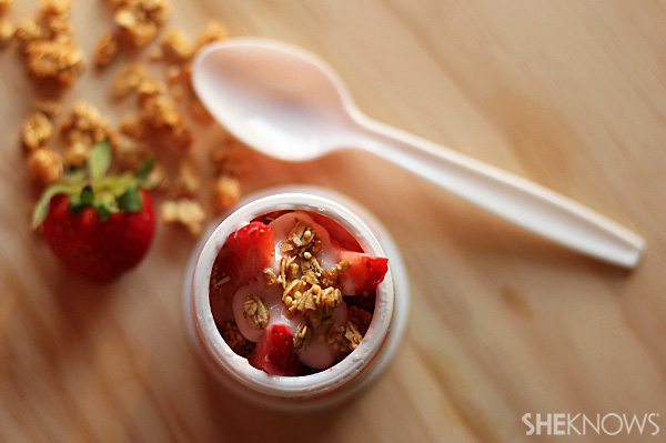 Yogurt with Granola and Berries
