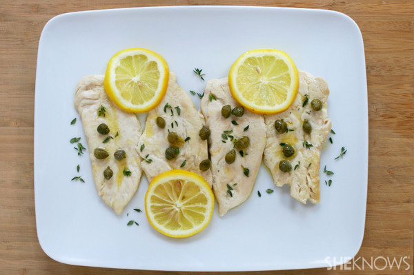 Microwave Chicken Piccata Recipe