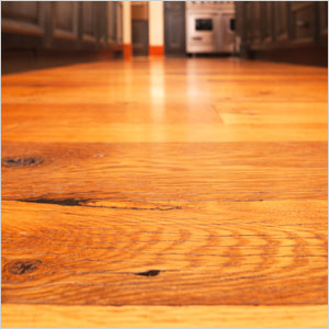 Reclaimed hardwood flooring