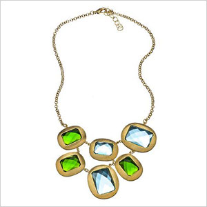 Mosaic statement necklace