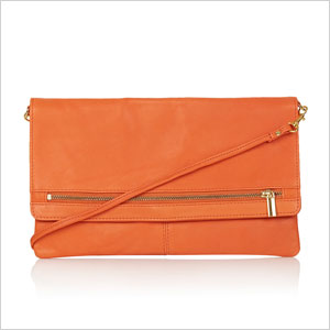 Coral Zip front clutch