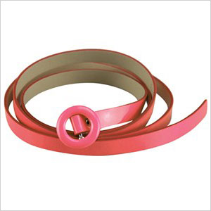Pink patent belt