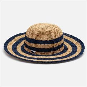 Striped sunhat