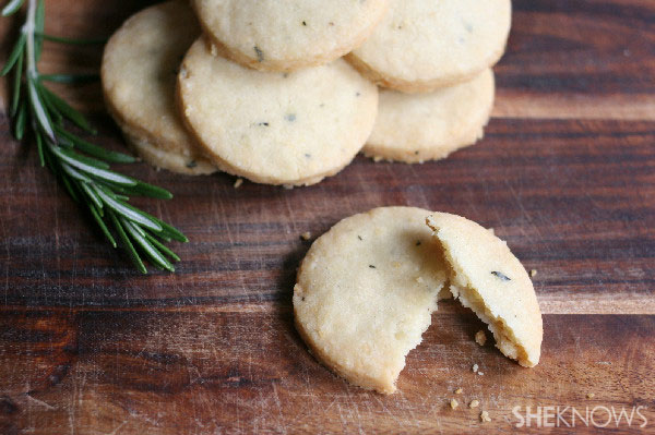 Parmesan and rosemary sables