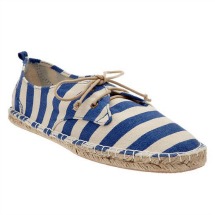 Printed Lace-Up Espadrilles
