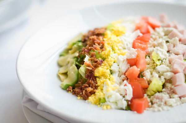 Avocado and citrus cobb salad