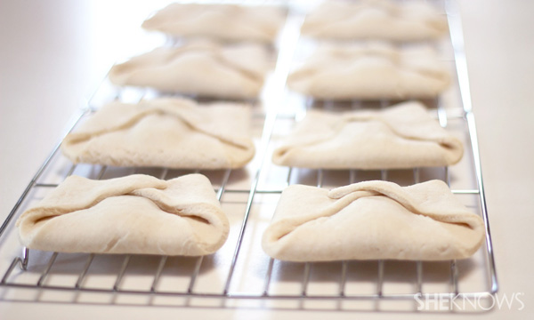 Dirty diaper cookies for a baby shower