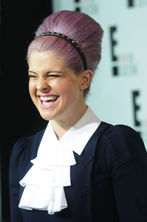 Kelly Osbourne at media upfronts