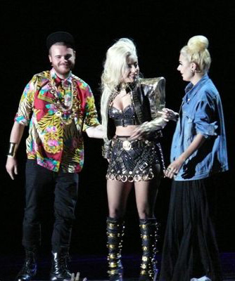 Lady Gaga meeting fans
