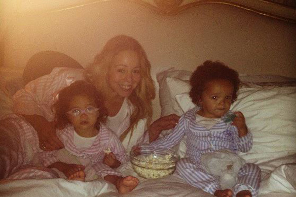 Mariah Carey and her twins