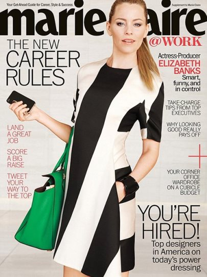 Elizabeth Banks on Marie Claire 2013