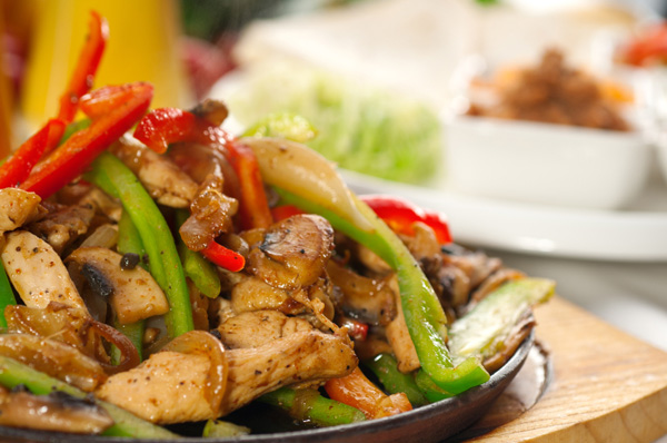 Fajita on skillet