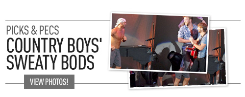 Shirtless country singers banner