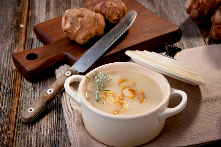 vegan sunchoke soup