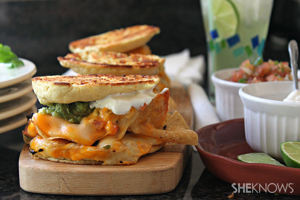 Ultimate nacho grilled cheese