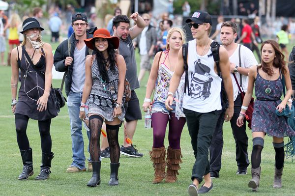 Vanessa Hudgens and Austin Butler at Coachella