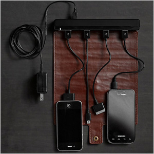 Roll-up travel charger
