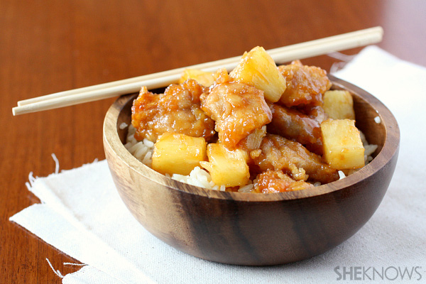 Baked sweet and sour chicken