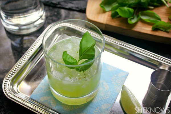 Basil pepper Caipirinha recipe