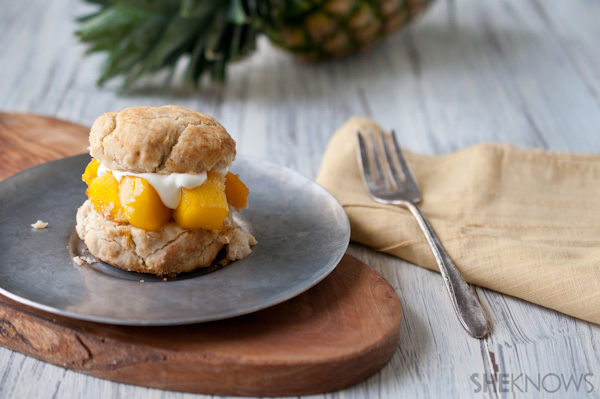 Caramelized Pineapple Shortcakes