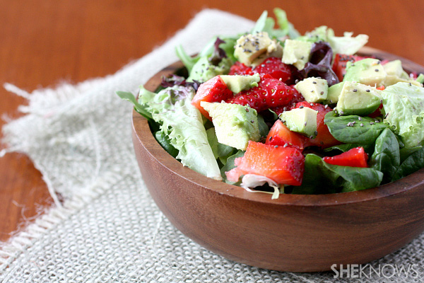 Strawberry avocado salad