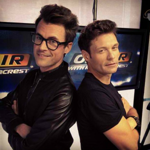Brad Goreski and Ryan Seacrest on Instagram