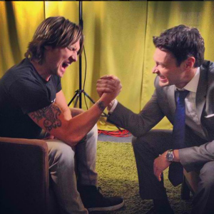 Keith Urban and Ryan Seacrest on Instagram
