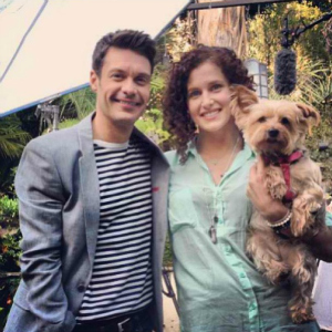 Ryan Seacrest and Lindsey Jacobellis