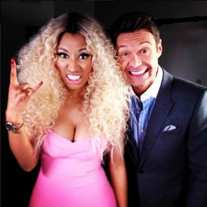 Nicki Minaj and Ryan Seacrest on Instagram