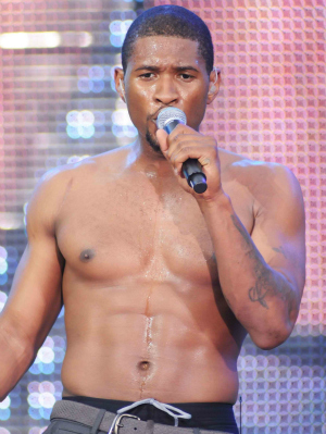 Usher in concert