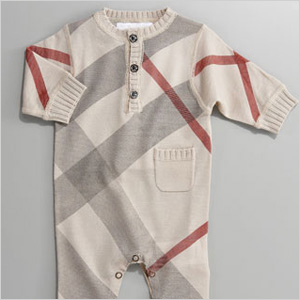 Burberry check jumper - Kate Middleton Royal Baby Gear
