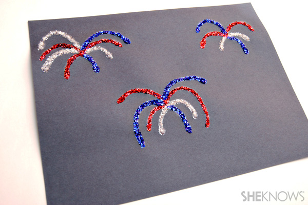 Glitter fireworks