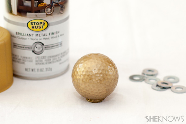 Golf ball paperweight craft - Father's Day craft