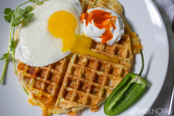 Bacon Cheddar Jalapeno Waffles