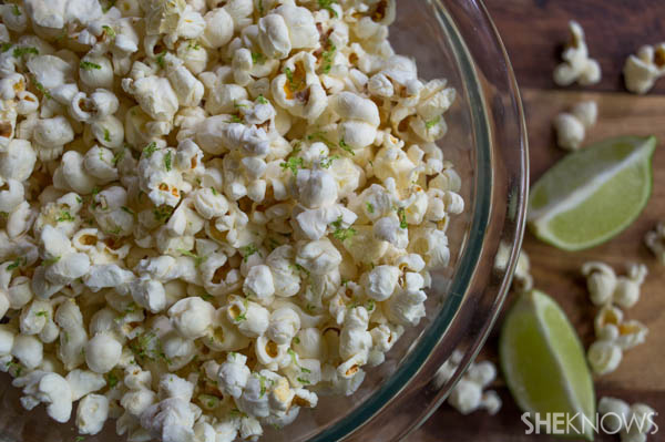 Salty Lime Popcorn Recipe | SheKnows