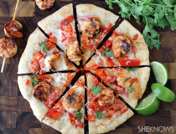 Chipotle Shrimp Pizza