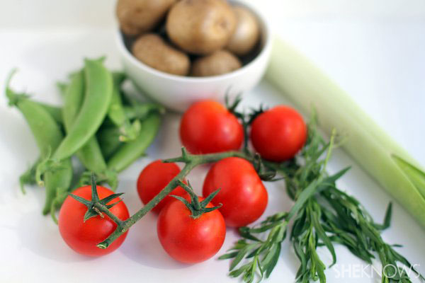 Farmers market produce
