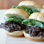 slow cooker pot roast sliders 