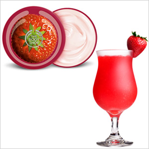 Strawberry daiquiri & The Body Shop