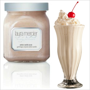 Vanilla milkshake & Laura Mercier